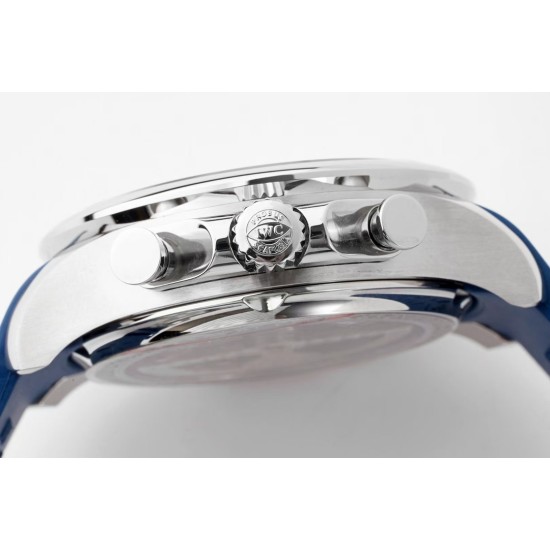 IWC-Portugieser Chronograph Classic IW390704 45mm SS/RU Blue Cal.89361