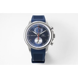 IWC-Portugieser Chronograph Classic IW390704 45mm SS/RU Blue Cal.89361