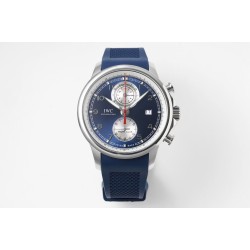 IWC-Portugieser Chronograph Classic IW390704 45mm SS/RU Blue Cal.89361