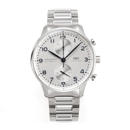 Portuguese Chrono 41mm SS/SS White Dial V6SF A69355