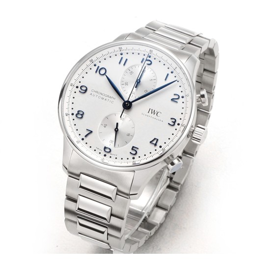 Portuguese Chrono 41mm SS/SS White Dial V6SF A69355