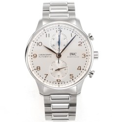 Portuguese Chrono 41mm SS/SS White Dial V6SF A69355