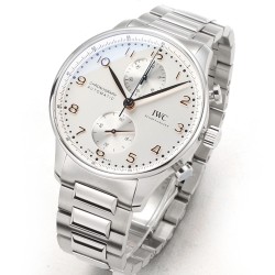 Portuguese Chrono 41mm SS/SS White Dial V6SF A69355