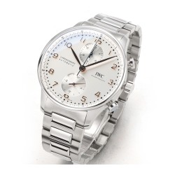 Portuguese Chrono 41mm SS/SS White Dial V6SF A69355
