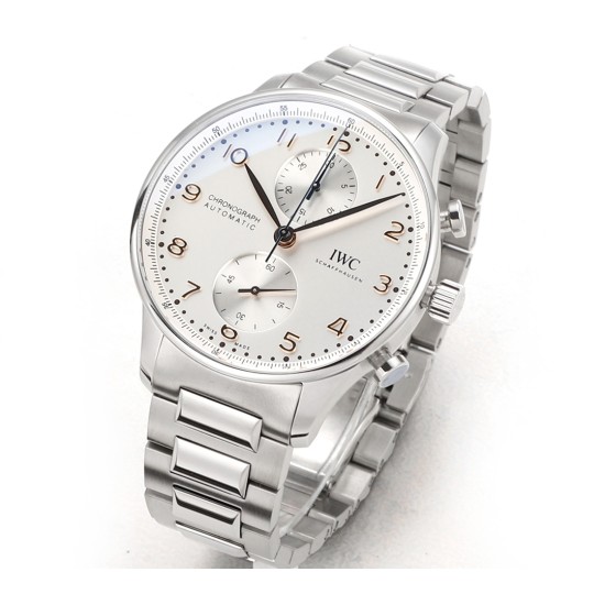 Portuguese Chrono 41mm SS/SS White Dial V6SF A69355