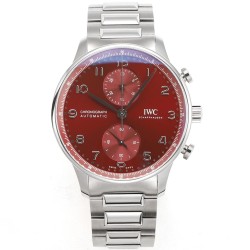 Portuguese Chrono 41mm SS/SS Red Dial V6SF A69355