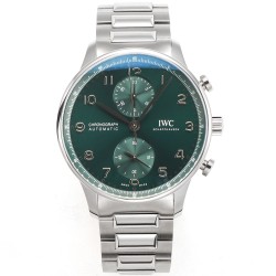 Portuguese Chrono 41mm SS/SS Green Dial V6SF A69355