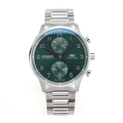 Portuguese Chrono 41mm SS/SS Green Dial V6SF A69355