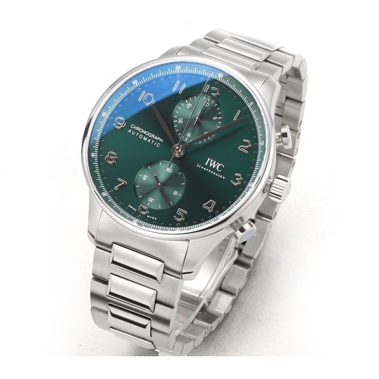 Portuguese Chrono 41mm SS/SS Green Dial V6SF A69355