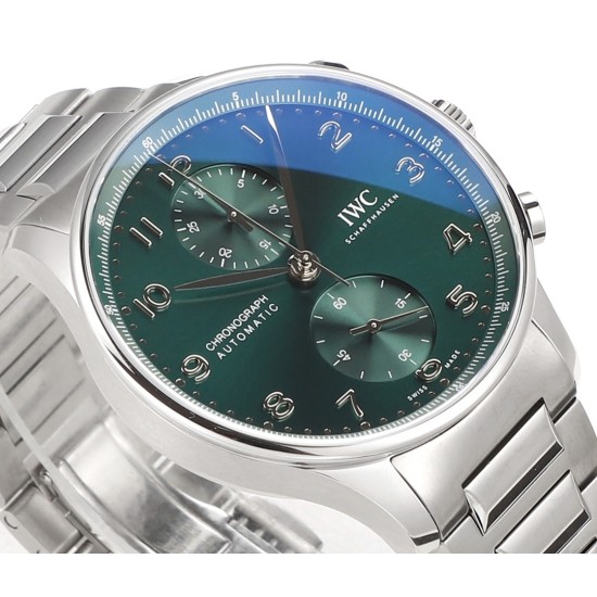 Portuguese Chrono 41mm SS/SS Green Dial V6SF A69355