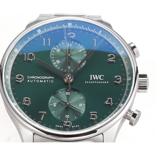 Portuguese Chrono 41mm SS/SS Green Dial V6SF A69355