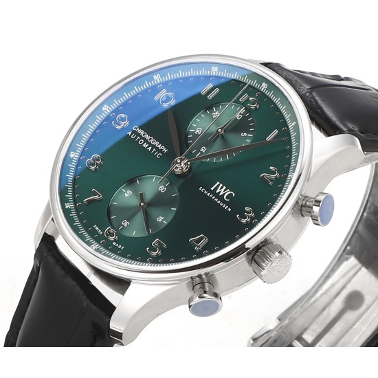 Portuguese Chrono 41mm SS/LE Green Dial V6SF A69355