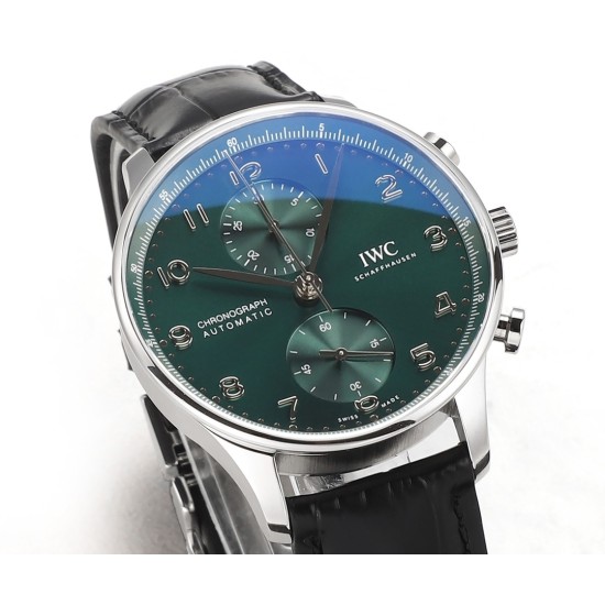 Portuguese Chrono 41mm SS/LE Green Dial V6SF A69355