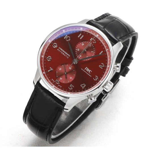 Portuguese Chrono 41mm SS/LE Red Dial V6SF A69355