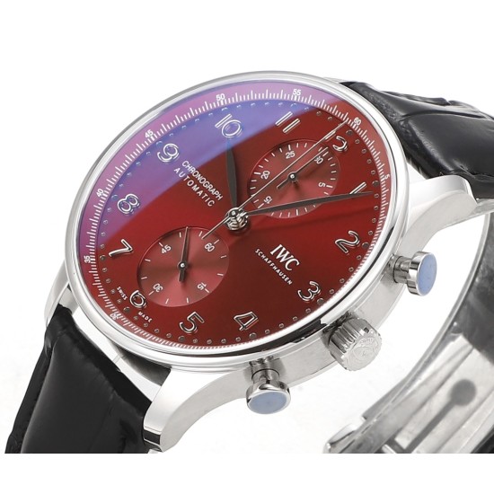 Portuguese Chrono 41mm SS/LE Red Dial V6SF A69355