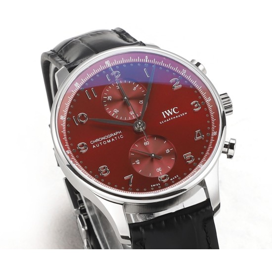 Portuguese Chrono 41mm SS/LE Red Dial V6SF A69355