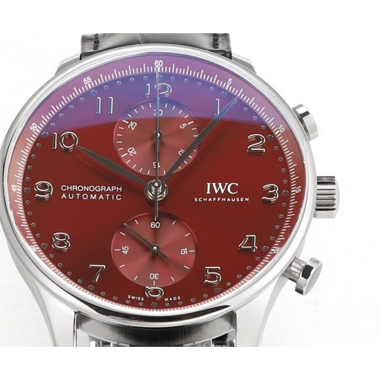 Portuguese Chrono 41mm SS/LE Red Dial V6SF A69355
