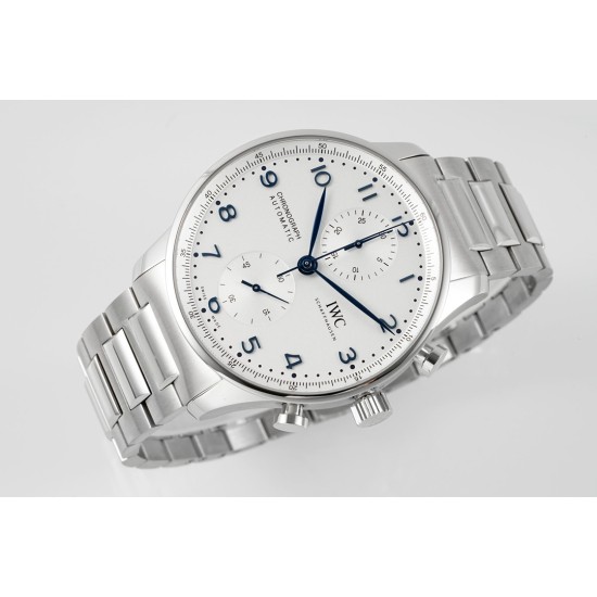 Portugueser Chrono 41mm SS/SS White/Num AZF A69355