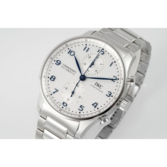 Portugueser Chrono 41mm SS/SS White/Num AZF A69355