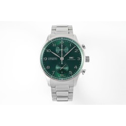 Portugueser Chrono 41mm SS/SS Green/Num AZF A69355