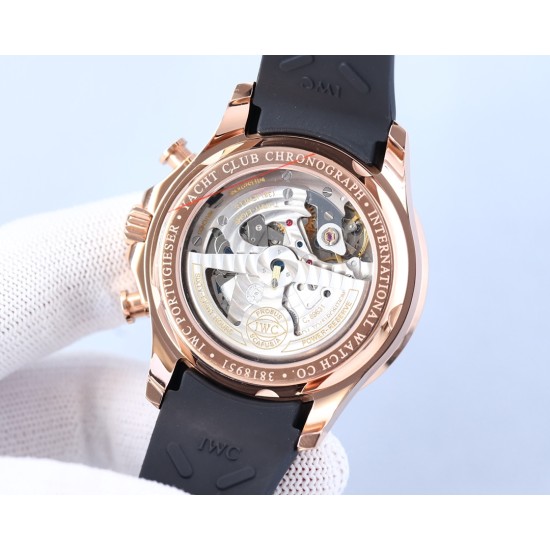 IWC-Portugieser Chronograph Classic IW390704 45mm RG/RU Brown Cal.89361