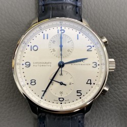Portuguese Chrono "150 Years" SS/LE Wht/Blu YLF A7750