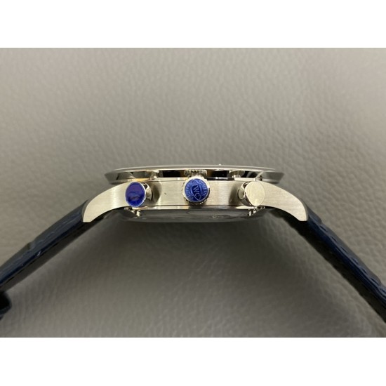 Portuguese Chrono "150 Years" SS/LE Wht/Blu YLF A7750