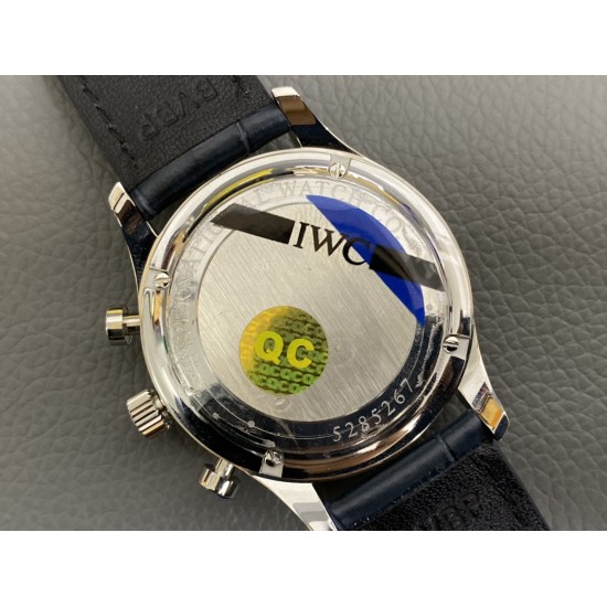 Portuguese Chrono "150 Years" SS/LE Wht/Blu YLF A7750