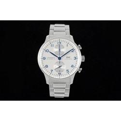 Portuguese Chrono IW371617 41mm SS/SS White Dial RSF A69355