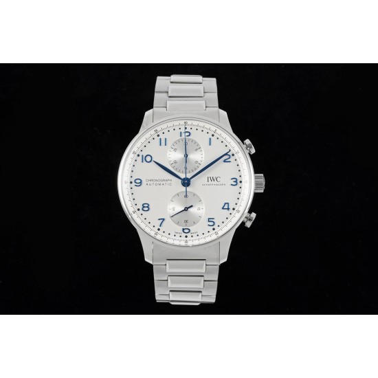 Portuguese Chrono IW371617 41mm SS/SS White Dial RSF A69355