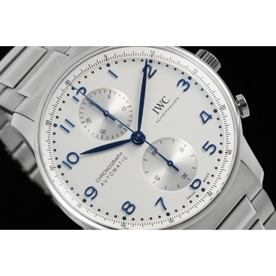 Portuguese Chrono IW371617 41mm SS/SS White Dial RSF A69355