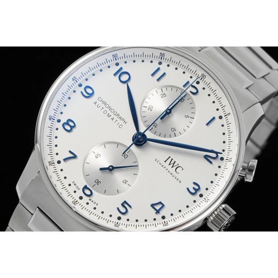 Portuguese Chrono IW371617 41mm SS/SS White Dial RSF A69355