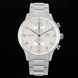 Portuguese Chrono IW371617 41mm SS/SS White Dial RSF A69355