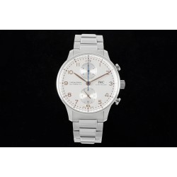 Portuguese Chrono IW371617 41mm SS/SS White Dial RSF A69355