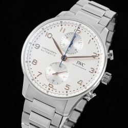 Portuguese Chrono IW371617 41mm SS/SS White Dial RSF A69355
