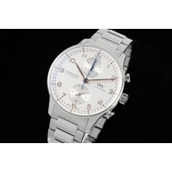 Portuguese Chrono IW371617 41mm SS/SS White Dial RSF A69355
