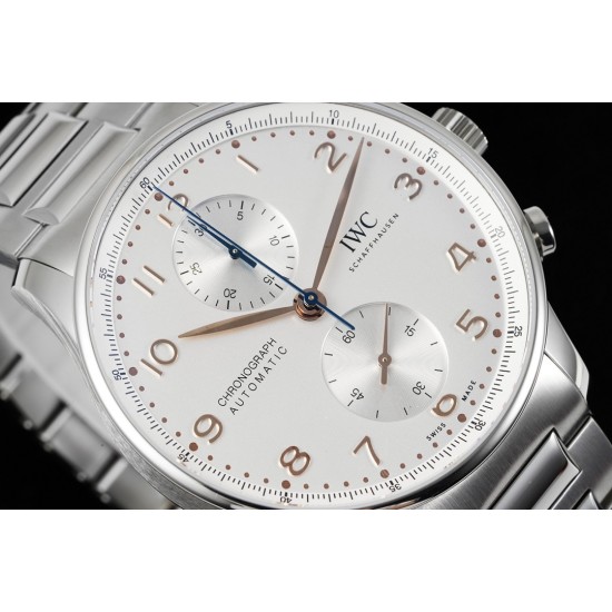 Portuguese Chrono IW371617 41mm SS/SS White Dial RSF A69355