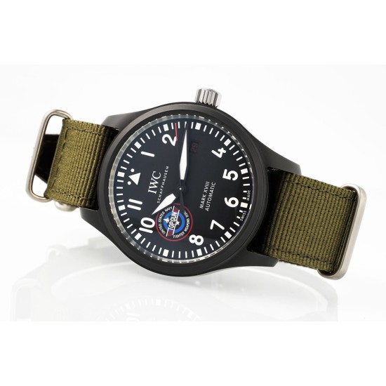 IWC-Mark XVIII Top Gun 41mm CER/NY Black Dial ZF A32111