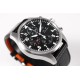 IWC-Pilot Chronograph Ref.3777 43mm SS/LE Black ZF A7750
