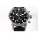 IWC-Pilot Chronograph Ref.3777 43mm SS/LE Black ZF A7750