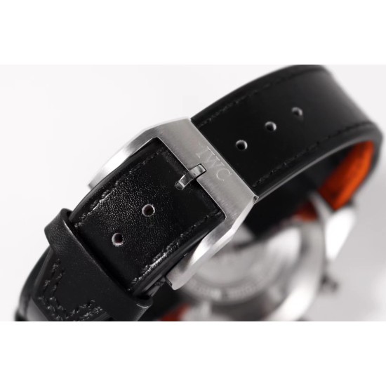 IWC-Pilot Chronograph Ref.3777 43mm SS/LE Black ZF A7750