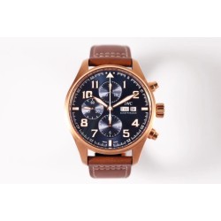 IWC-Pilot Chrono "Le Petit" 377721 43mm RG/LE Blue ZF A7750