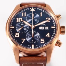 IWC-Pilot Chrono "Le Petit" 377721 43mm RG/LE Blue ZF A7750