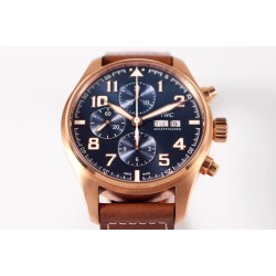 IWC-Pilot Chrono "Le Petit" 377721 43mm RG/LE Blue ZF A7750