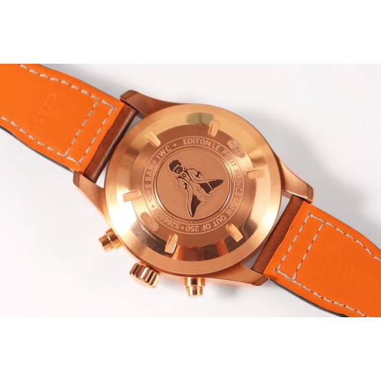 IWC-Pilot Chrono "Le Petit" 377721 43mm RG/LE Blue ZF A7750