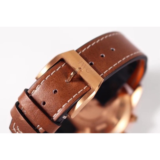 IWC-Pilot Chrono "Le Petit" 377721 43mm RG/LE Blue ZF A7750