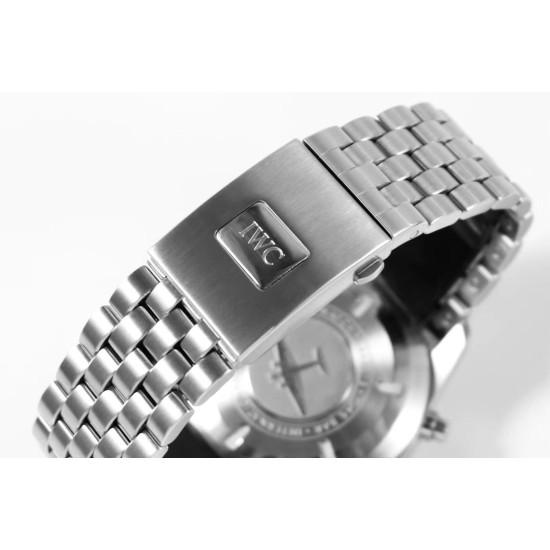 IWC-Pilot Chronograph Ref.3777 43mm SS/SS Black ZF A7750