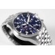 IWC-Pilot Chronograph Ref.3777 43mm SS/SS Blue ZF A7750