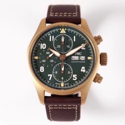 IWC-Pilot Chrono Spitfire IW387902 Brz BR/LE Grn ZF A7750