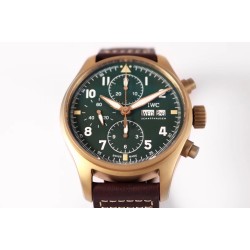 IWC-Pilot Chrono Spitfire IW387902 Brz BR/LE Grn ZF A7750